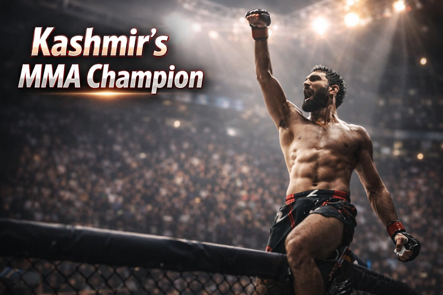 Owais Yaqoob, the first professional MMA fighter from Kashmir